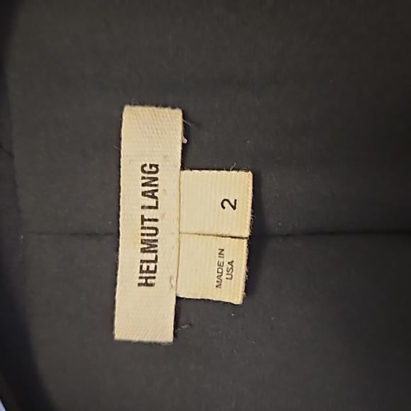 Helmut Lang Calf Hair Collar Blazer - Picture 2 of 3